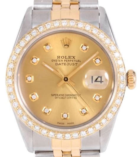 rolex two tone 16013 size